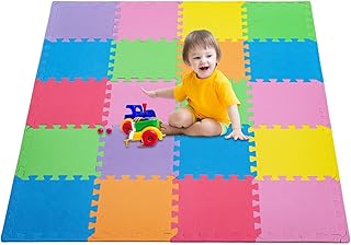 20er-Set Puzzlematten 30×30cm – Weiche Eva Spielmatten, rutschfest, wasserdicht, vielseitige K…