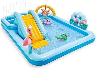 INTEX „Jungle Adventure Play“ Aufblasbares Planschbecken für Kinder Kinderpool Set244 x 198 x 71…