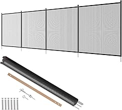 VEVOR Poolzaun, 1,21 x 3,66 m Abnehmbarer Kindersicherheits-Poolzaun, einfache DIY-Installation, …