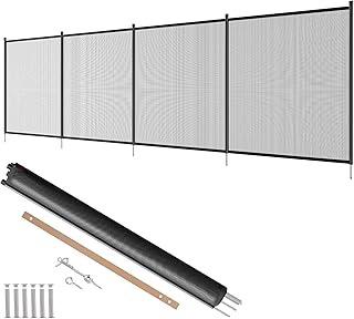 VEVOR Poolzaun, 1,21 x 3,66 m Abnehmbarer Kindersicherheits-Poolzaun, einfache DIY-Installation, …
