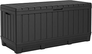 Koll Living Gartenbox Kentwood 350 Liter Stauraum anthrazit – kompakte Aufbewahrungsbox mit viel …