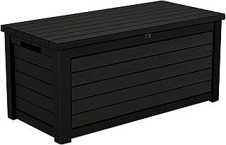 Koll Living Aufbewahrungsbox/Kissenbox Blackwood, 623 Liter trockener & belüfteter Stauraum – mi…