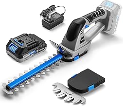 Akku Heckenschere Heckenschere 20V: DEKOPRO 2-in-1 Elektrogartenscheren mit Akku Heckenschere mit…