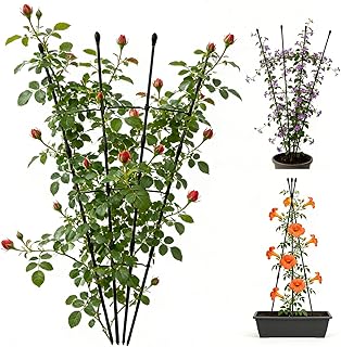 Garten Rankgitter, Pflanzkäfige und Stützen für Ranken,120CM Pflanzenständer für Kletterpfla…