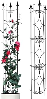 Thealyn Rankgitter Garten 2 Pack 182cm H x 31cm B Metall Pflanzen Rankgitter Indoor/Outdoor Metal…