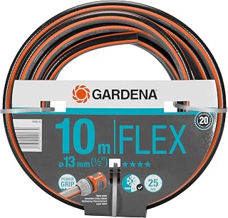 Gardena Comfort FLEX Schlauch 13 mm (1/2 Zoll), 10 m: Formstabiler, flexibler Gartenschlauch mit …