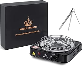 NOBLE HOOKAH Shisha Kohleanzünder für Shisha Kohle Elektrisch Kohlegrill 1000W Shisha Zubehör …