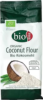 BIOASIA Bio Kokosmehl, glutenfreie Alternative zu Weizenmehl, Backzutat für Kuchen, Brot und Geb…