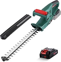 Akku Heckenschere, POSENPRO Elektro Heckenschere Elektrischer Heckenschneider, 45cm Schnittlänge…