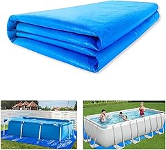 Pool Bodenplane, Faltbarer Schwimmbadbodenschutz, Pool Ground Tuch, wasserdichte Poolmatte für R…