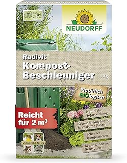 Neudorff Radivit Kompost Beschleuniger 1 kg für 2 m³ – Bio Schnellkomposter zersetzt Kompostabf…