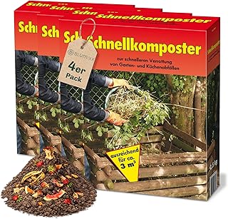 Blumixx Schnellkomposter 10 kg | Kompostbeschleuniger als Granulat | Beschleunigung des Kompostie…