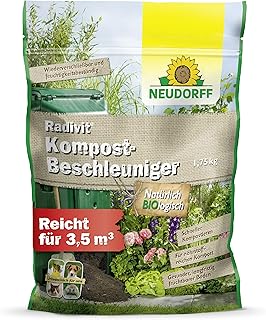 Neudorff Radivit Kompostbeschleuniger 1,75 kg für 3,5 m³ – Bio Schnellkomposter zersetzt Kompos…