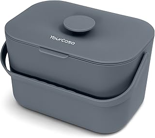 YourCasa Biomülleimer Küche 5L – Komposteimer für alltäglichen Biomüll Behälter – Spülmasc…