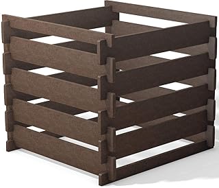 Steckkomposter aus Recycling-Kunststoff hanit®, 650 l, Langlebiger, Verrottungsresistenter Kompo…