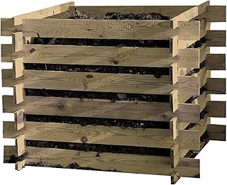 Steckkomposter Holz Kompostsilo Bausatz 100x100x70cm Komposter
