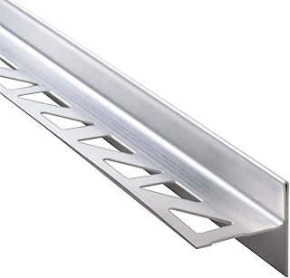 Gefällekeil Dusche, Gefälleprofil 148cm, Höhe 12,5mm, Rechts Silber Duschprofil für begehbare…