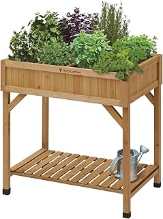 VegTrug® Kräutergarten Hochbeet – platzsparender Pflanzkasten für Balkon, Terrasse & Garten in…