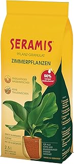 Seramis Pflanz-Granulat für alle Zimmerpflanzen, 2,5 l – Pflanzen Tongranulat, Blumenerde Ersa…
