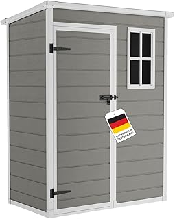 STEELSØN Novara Gerätehaus – Gartenschuppen mit Pultdach & Fenster – Gartenhaus 192x92x151 …