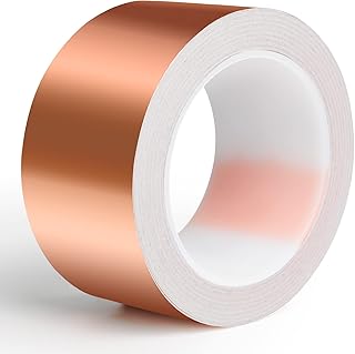 Kupferband Gegen Schnecken, 50mm x 20m Schneckenzaun Schneckenschutz für Hochbeet Pflanzen, Kupf…