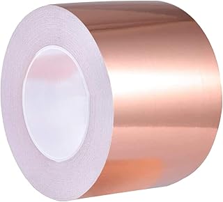 Panngu 100mmX15M Kupferband Schneckenabwehr, Effizient EMI Kupferfolienband Gegen Schnecken Nackt…