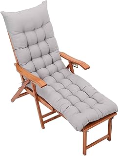 Warmiehomy Liegenauflage mit Antirutsch, 160x50x8cm Auflage für Gartenliege Outdoor, Dickes & Be…