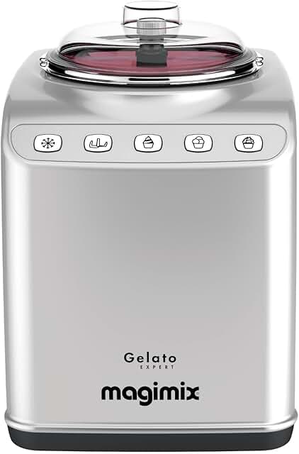 magimix Eismaschine mit Kompressor – Gelato Expert – 3-in-1 Eismaschine für Hausgemachtes Eis,…