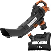 WORX WG505E Trivac Laubbläser & Laubsauger 3000 W – 3-in-1 Funktion als Laubbläser, Laubsauge…