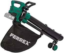 Ferrex 40V Akku-Laubsauger & Laubbläser mit Fangsack – 3-in-1 Blasen, Saugen & Zerkleinern –…