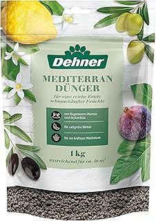 Dehner Lavendel- und Mediterran-Dünger, 2 x 1 kg (2 kg), für je ca. 16 qm