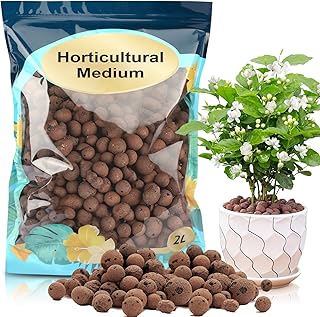 Tonkugeln Leca-Kugeln für Pflanzen, Tonkugeln für Hydrokultur, Terrarien, Topfpflanzen, leicht …