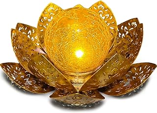 Solarlampen für Außen Solar Lotus Gartendeko Solar Bodenleuchte für Garten Warmes Licht Garten…