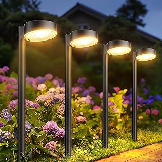 BUCASA Solarlampen für Außen Garten, 8 Stück Moderne Solarleuchten für Außen mit Super Helle…