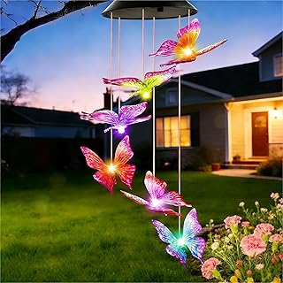 Geburtstagsgeschenk für Frauen,Schmetterling Solarlampen für Außen Garten Balkon Deko Wetterfe…