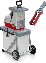 IKRA Elektro Gartenhäcksler Walzenhäcksler ILH 3000A, inkl. Gartenschere | Hochleistungsmotor, …