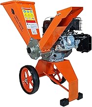 Forest Master FM6DD Benzin 4-Takt Motor Holz Garten Häcksler, 6 HP, Orange, 780 x 480 x 910