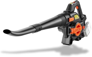 FUXTEC 40 Volt 2in1 Akku-Laubbläser/-Sauger FX-E2LBS, leistungsstarker Laubhäcksler inkl. Laubf…