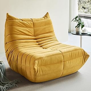 Ecksitzsäcke, Kaminsessel, Bequemes Lazy-Bodensofa, Lounge-Einzelsessel Mit Ergonomischem Design…