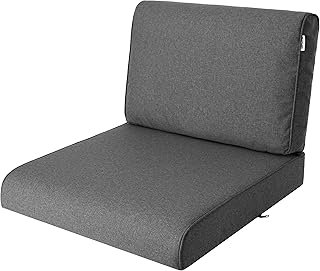 Sitzkissen 60×60 cm für Rattanmöbel – Sessel & Stühle – 2-teilig (Sitz + Rückenlehne) –…