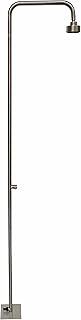 Design Gartendusche Aussendusche Pooldusche Deluxe aus hochwertigem Edelstahl Nickel gebürstet, …