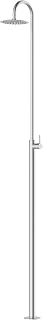 Gartendusche Classic SPRING 229 cm Edelstahl gebürstet Outdoor Dusche mit Regenduschkopf Ø20 cm…