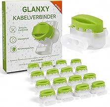 Kabelverbinder für Mähroboter Begrenzungskabel – 20 Stück GLANXY wasserdicht mit Gel Anschlu…