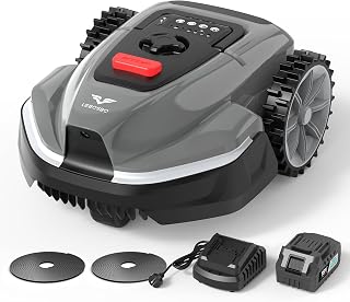 V3 Rasenmäher Roboter, mit Vision-Navigation, 150+ Hinderniserkennung und App-Steuerung, 50 dB l…