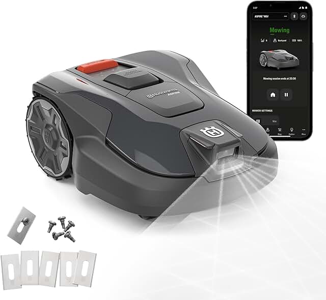 HUSQVARNA Automower® Aspire R6V Mähroboter – ohne Begrenzungskabel, AI Vision, GPS-Navigation…