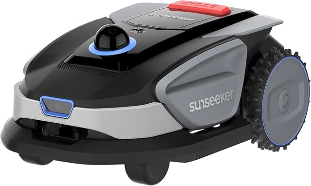 Sunseeker S4 Mähroboter ohne Begrenzungskabel 1000㎡, 360° 3D LiDAR, KI Auto Kartierung, Setup…