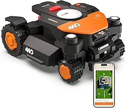 WORX Landroid Vision Cloud WR340E 4WD Mähroboter ohne Begrenzungskabel für 600 m² (KI-Hinderni…