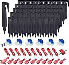 125 Stück Rasenroboter Zubehör Set, Mähroboter Kabelverbinder, Anschlussklemmen für Mährobot…
