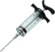 RÖSLE 25058 Marinierspritze | Hochwertige Spritze für intensives Aroma, Edelstahl 18/10, PP Pol…
