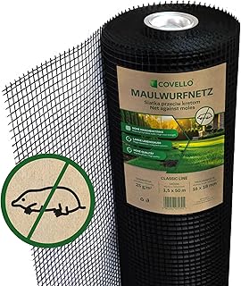 Covello Maulwurfnetz Classic LINE 25 g/m2, 1m x 100m Maulwurfschutz Maulwurfsperre Laubschutznetz…